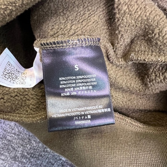 Fear of God Essentials Crewneck Sweatshirt Men S Military Green Pockets Pullover - Picture 4 of 16